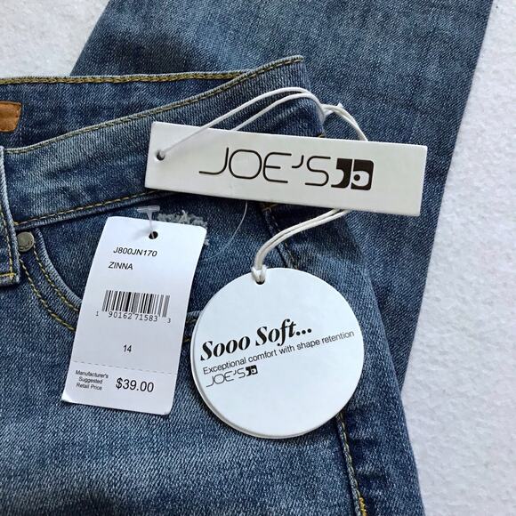 Joe's NWT The Markie Mid Rise Skinny Ankle Jeans Girls 14 - Picture 9 of 12
